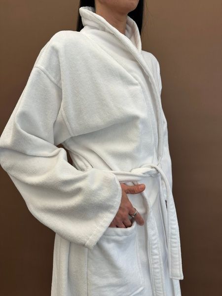 Халат махровый L-2XL, белый HMID-L-2XL фото