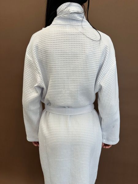 Халат вафельный кимоно L-2XL, белый HBF-L-2XL фото