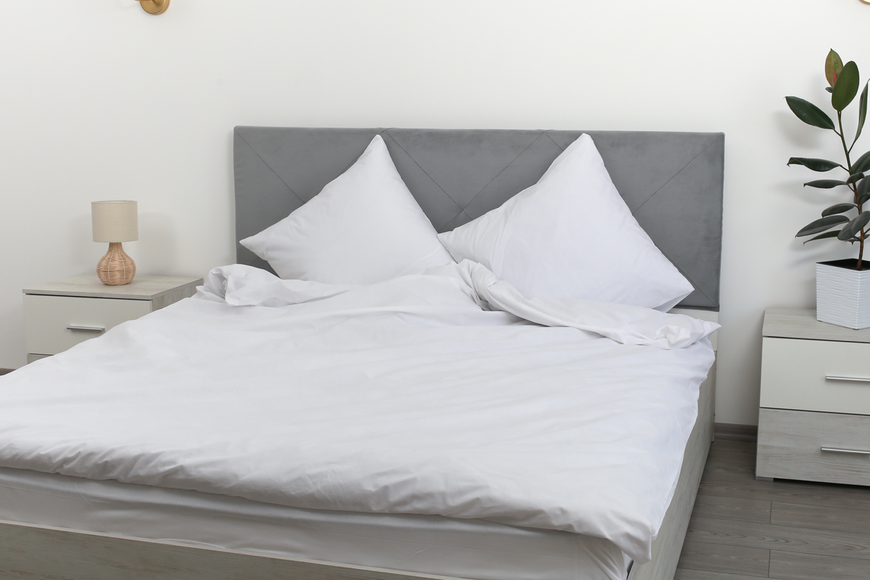 Комплект постельного белья однтонный Luxhome Бязь KPB-A1,5-GWlux1155(50x70) фото