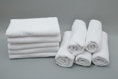 Білий рушник для рук &mdash; US-Hotel (50&times;90) &mdash; 550 (550 г/м&sup2;) US-Hotel(50х90)-550 фото
